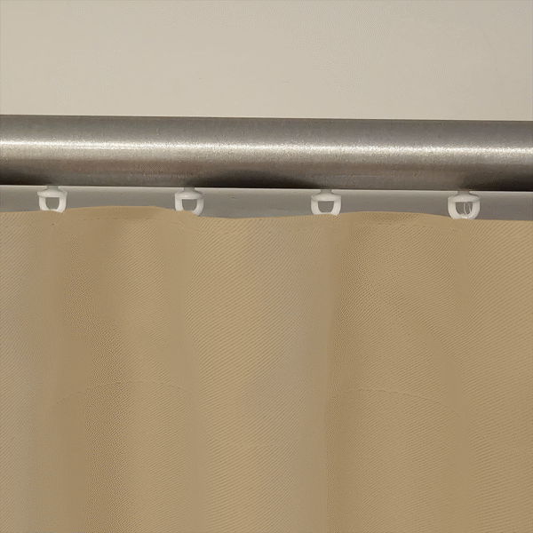 Cortina Basic Blackout Tecido Corta Luz 3,00x2,50m para Trilho Suiço 2m - Imagem 7